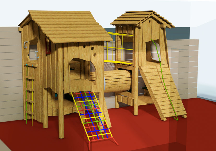 Design of the Schettereggerhof indoor play area