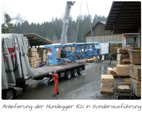 anlieferung hundegger k2i