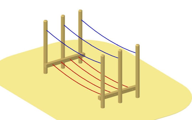 Tandem Balancing Ropes