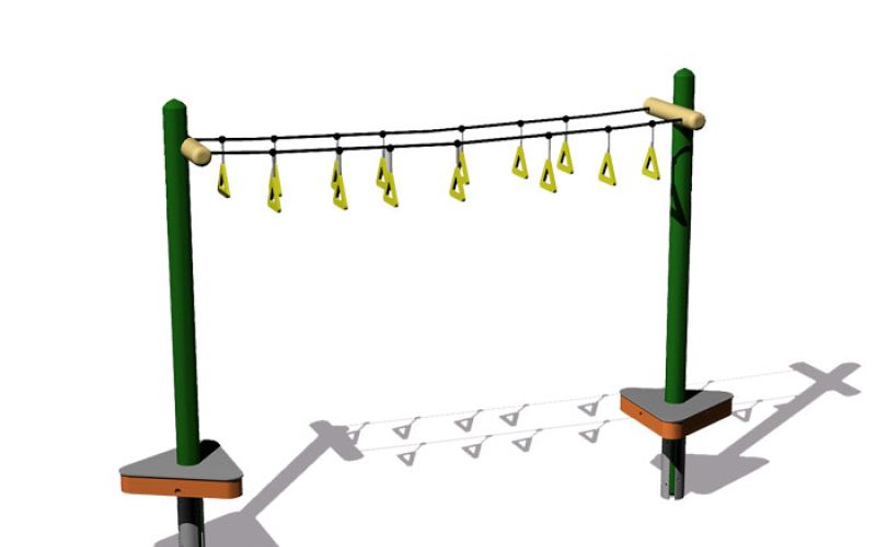 Element Q - hanging ropes