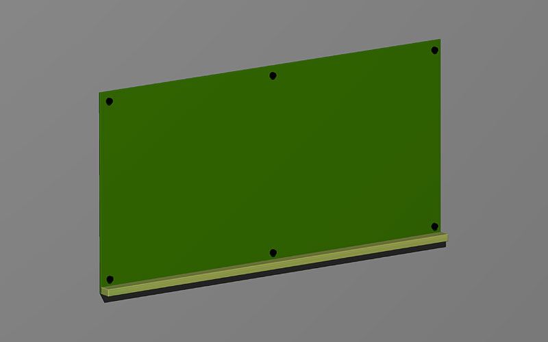 Maltafel zum Andübeln